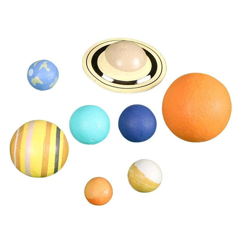 1 Set Solar System Planet Balls Toy Kids Astronomy Science M