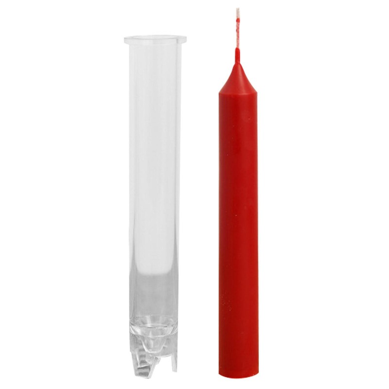 1PC Rod Shaped Candle Mold DIY Making Paraffin Beeswax Pillar Candles Mold