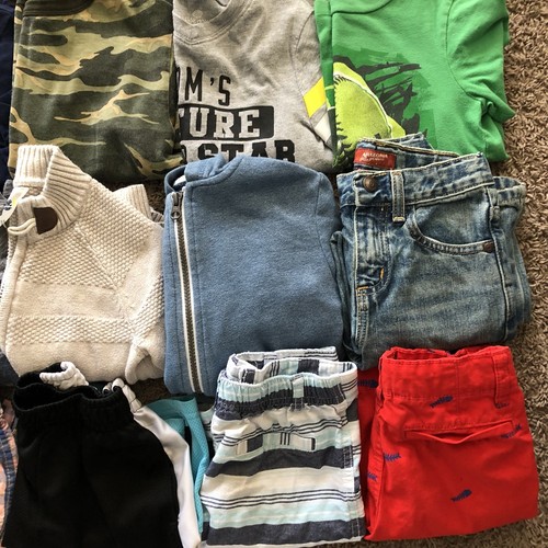Boys Size 5T 5 Lot Of Clothes Shirts Tops Bottoms Name Brands