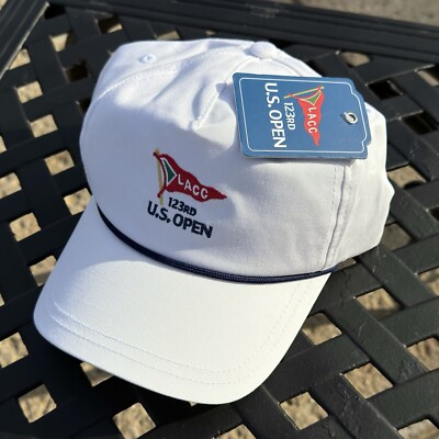 NWT 2023 LACC Los Angeles LA Country Club 123rd US Open Men's Rope Hat Cap