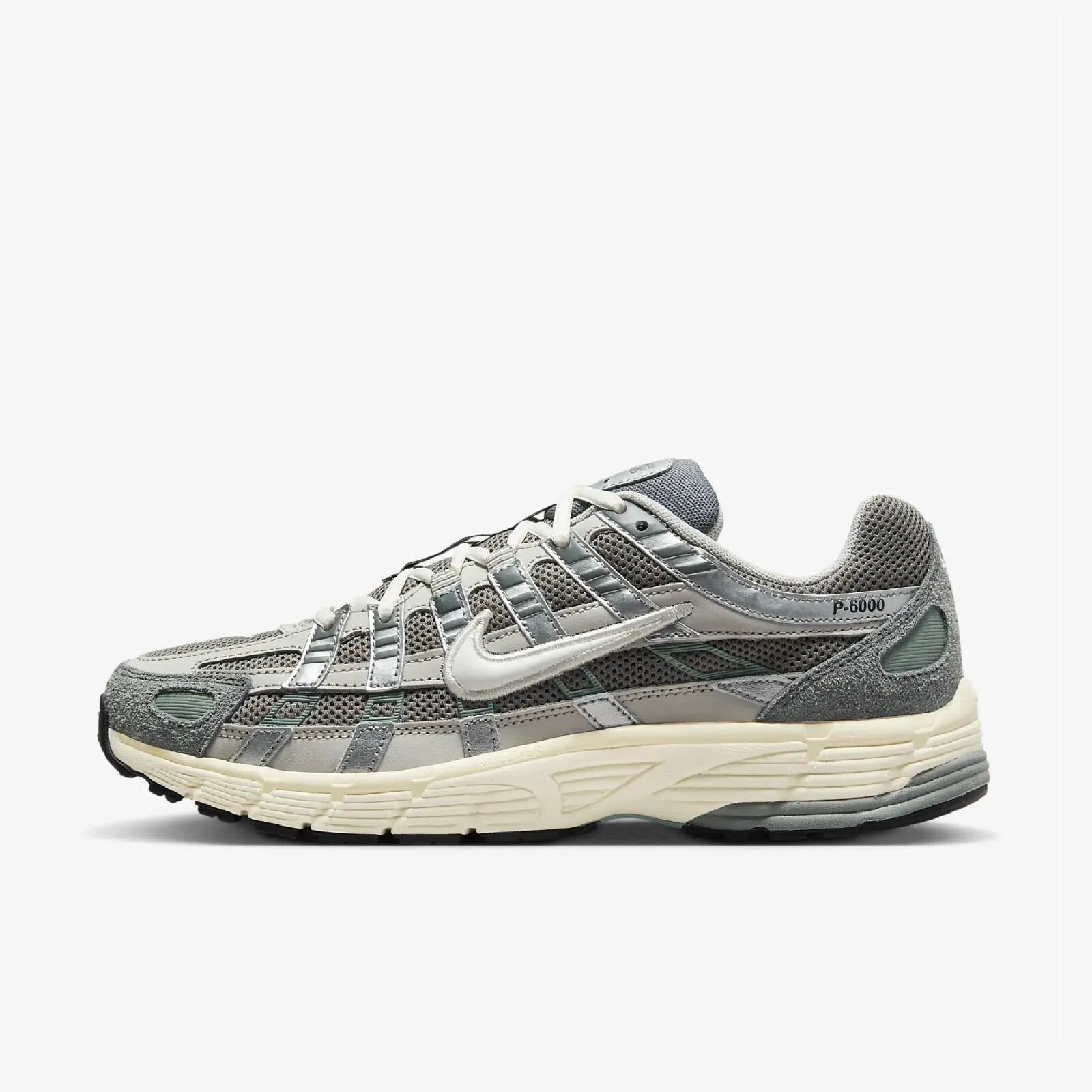 

Кроссовки Nike P-6000 Flat Pewter Light Iron Ore FN7509-029, Flat pewter/light iron ore/metallic silver/white, Nike P-6000