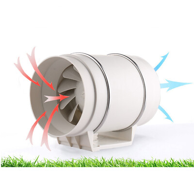 Inline Duct Ventilation Fans Vent Exhaust Blower Air Circulation 4 Inch 220 m3/h
