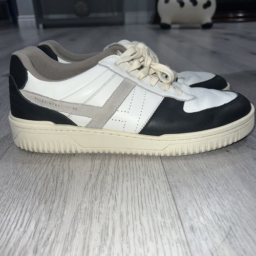新品未使用ALLSAINTS UK 12/US 8 All Saints Vix Lace Up Low Leather Sneakers Mens Size EU 43