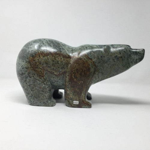 Iroquois Soapstone Bear Carving, David Farnham