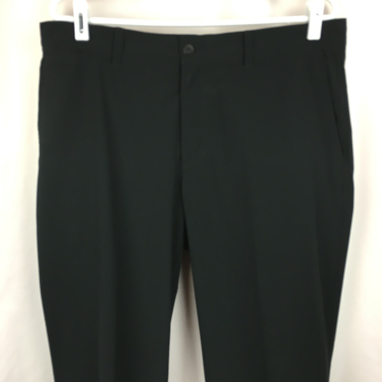 NIKE GOLF 34X32 DRI-FIT Pants Men's Standard Fit Solid Black Stretch Performance