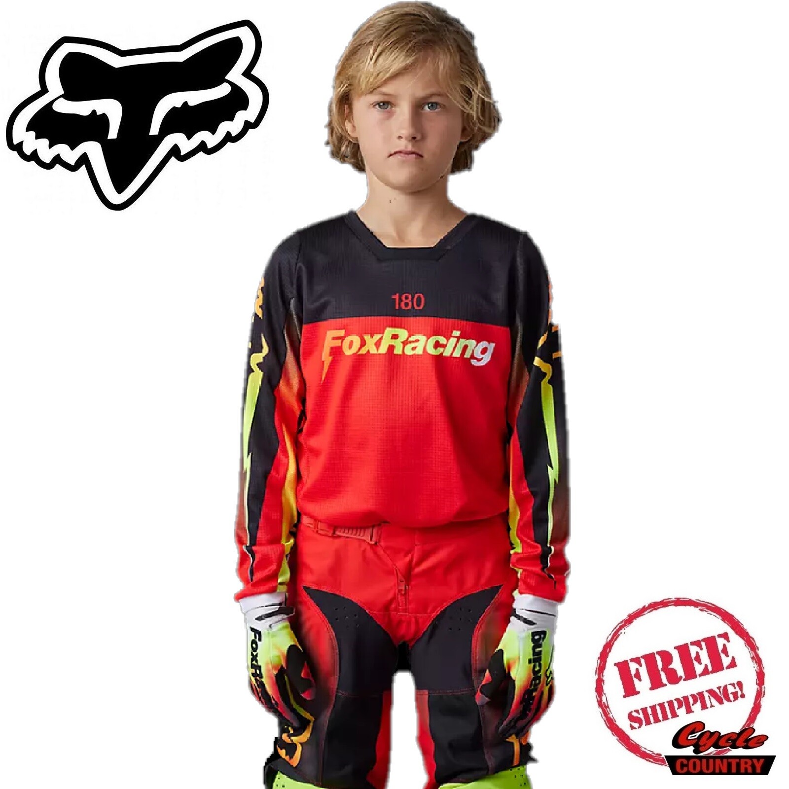 Boys fox racing jersey hotsell