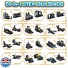 HISTOYE 51-in-1 Robot Building Kit for Kids Stem Building Toys Erector Set for Boys 8-12 Engineering Stem Projects Construction Building Blocks Toys Gifts for Boys Kids Age 6 7 8 9 10 11 12 Year Old