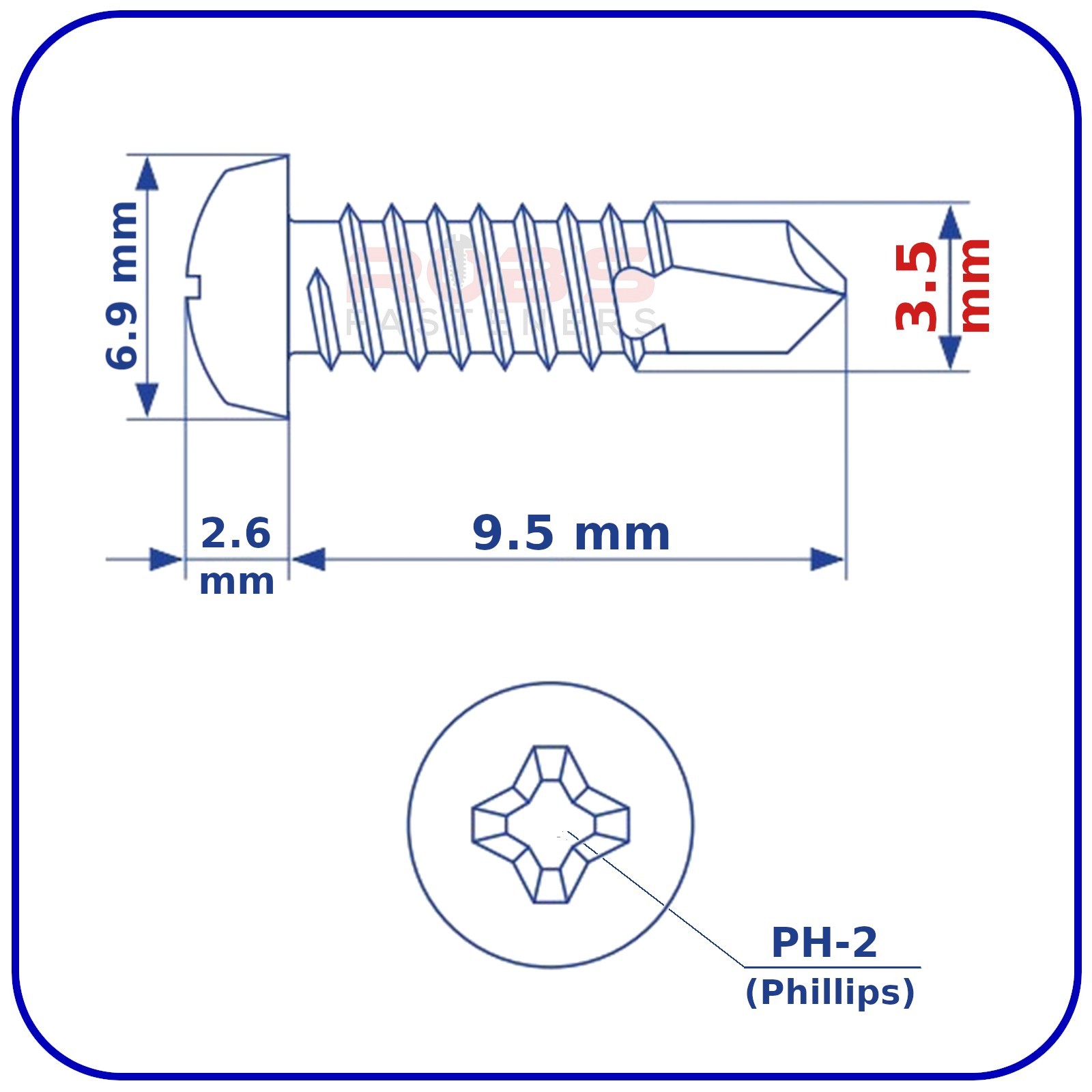Self Drilling Screws Pan Head Zinc Plated BZP Metal Fixing Windows Roofing - Picture 6 of 24