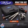 CARVALAX Eccentric Flaring Tool Kit, 45° Precision Flaring, Metric/Imperial Clamp for 6-19mm and 1/4