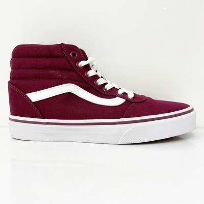 

Vans Womens Off The Wall Ward Hi 500174 Красная повседневная обувь Кроссовки Размер 6, Красный, Off The Wall Ward Hi