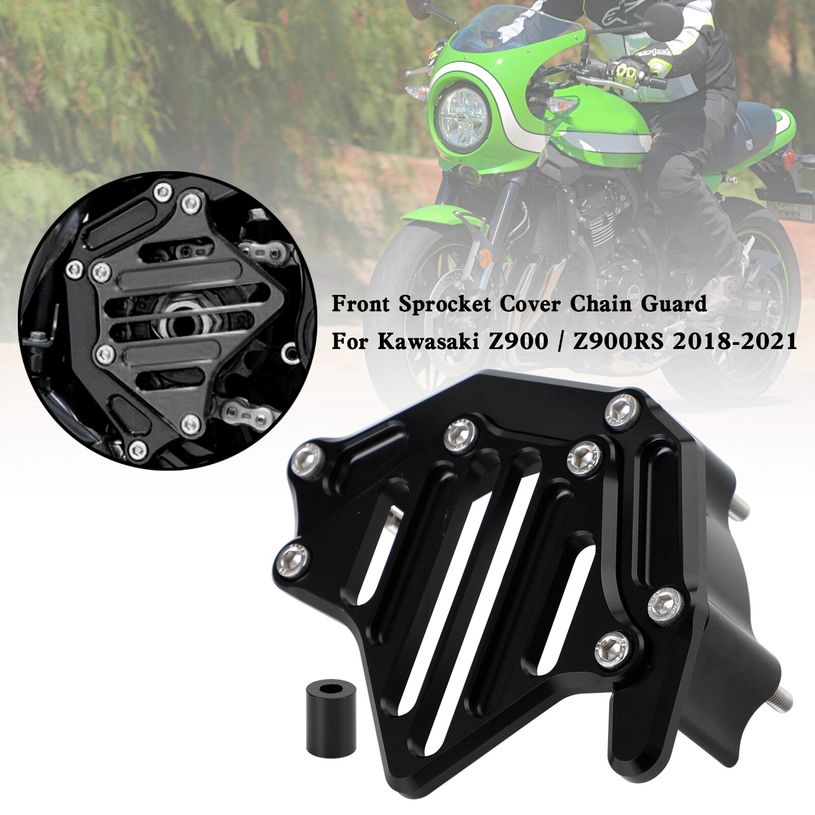 Front Sprocket Cover Chain Guard For Kawasaki Z900 Z900RS
