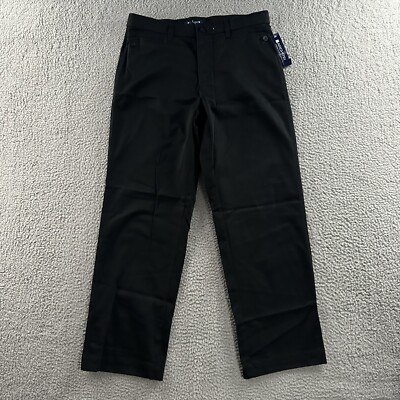 Architect Womens Pants Black Size 8P Petite Mid Rise Straight Leg Cotton Blend