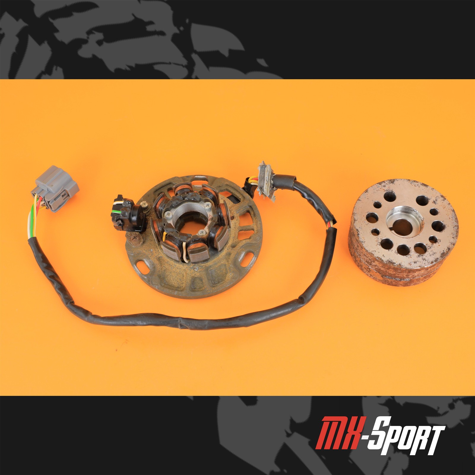 2002 02 KX250 KX 250 OEM Stator Generator Alternator Flywheel Rotor Assembly