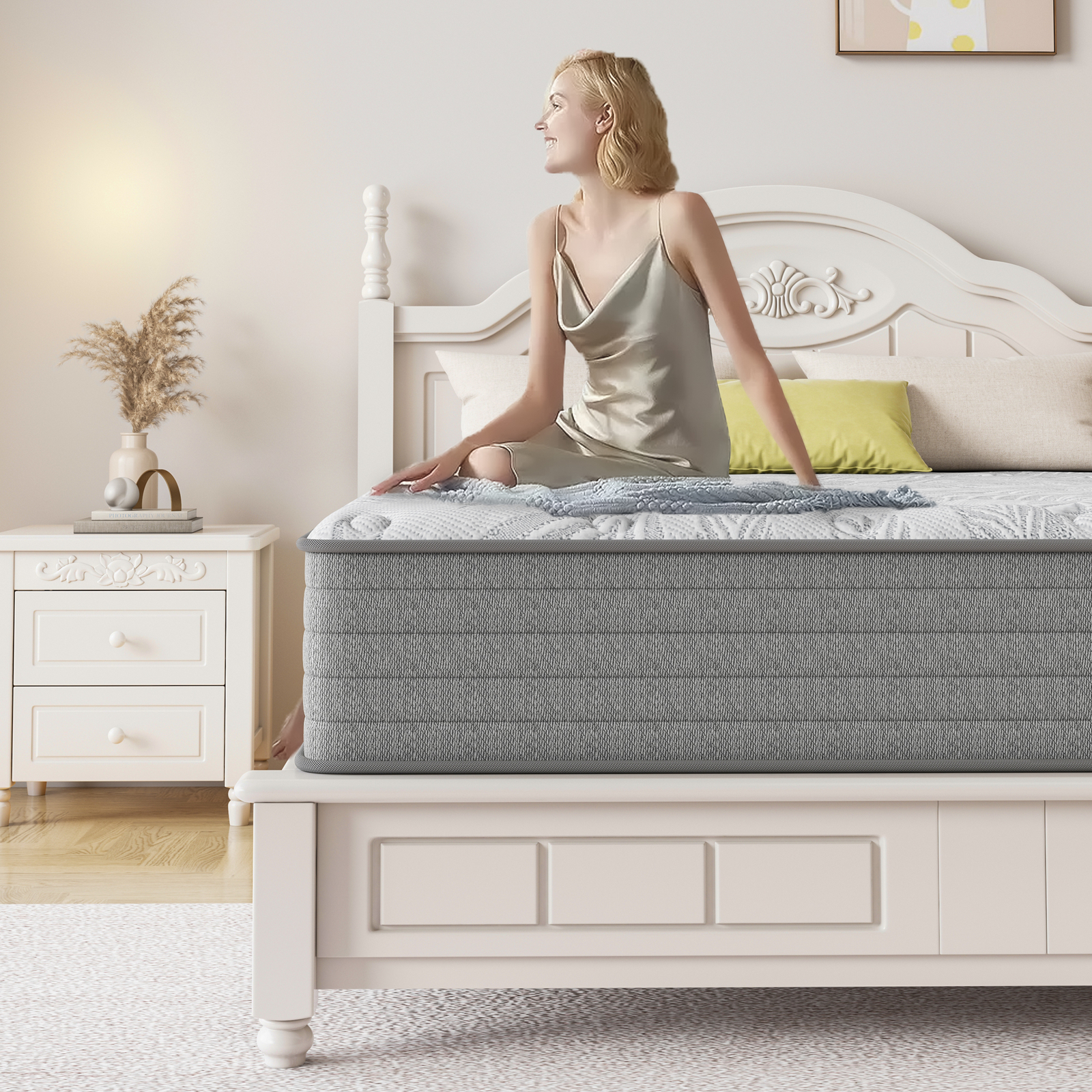 12 Inch Twin Full Queen King Size Innerspring Mattress Foam 