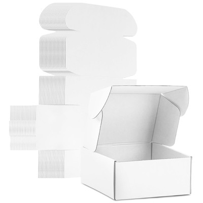 25 Pack Shipping box 9x6x4 Inch, Corrugated Mailing Box For Small Business, P...