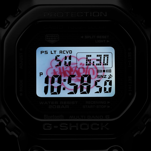 Pre-owned G-shock Casio  X Eric Haze Gmw-b5000eh-1 Digital Men Wrist Watch Limited