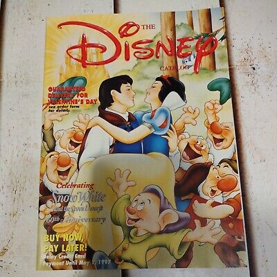 Vintage 1997 The Disney Catalog snow white 