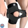 Knee Brace with Side Stabilizers for Knee Pain, Adjustable Knee Support for Meniscus Tear ACL MCL Arthritis Injury Recovery, Breathable Knee Wrap for Men and Women, Workout, Sports (Black, X-Large)