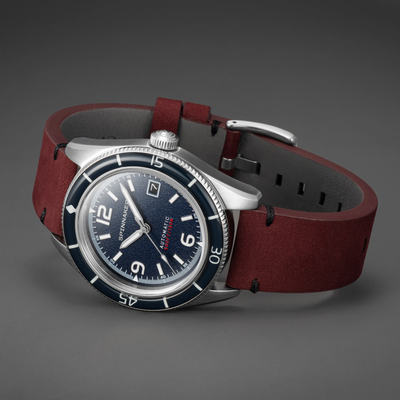 Pre-owned Spinnaker Fleuss Automatic Prussian Blue