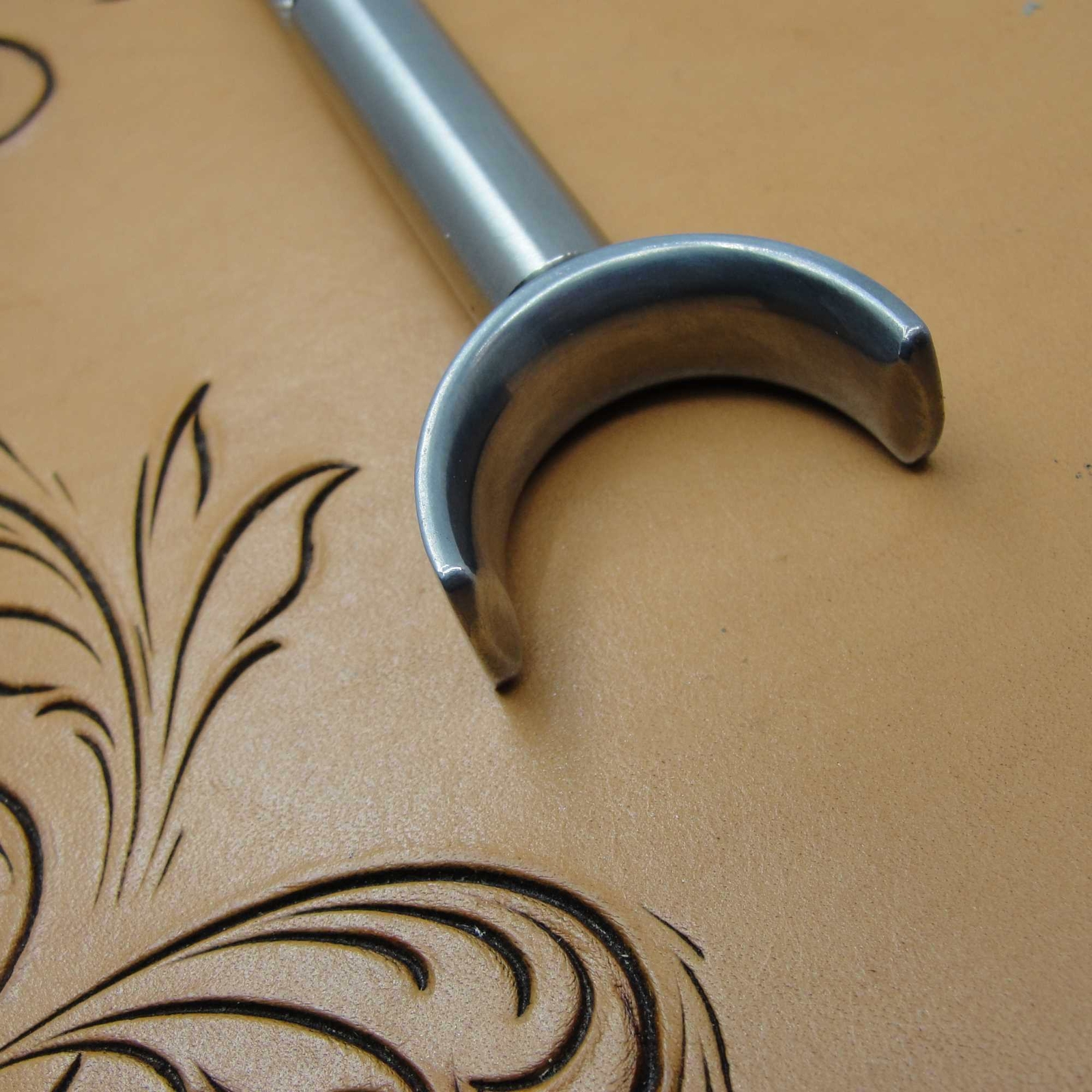 Premium Swivel Knife, Double Bearing, 1/4" Straight Blade, Leather Carving Tool