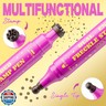 Dual-Ended Freckle Stamp Pen – Realistic Faux Freckles Makeup with Soft Sponge Stamp and Precision Tip – Waterproof Long-Lasting Freckle Marker for Natural or Bold Looks (03 Caramel Brown)