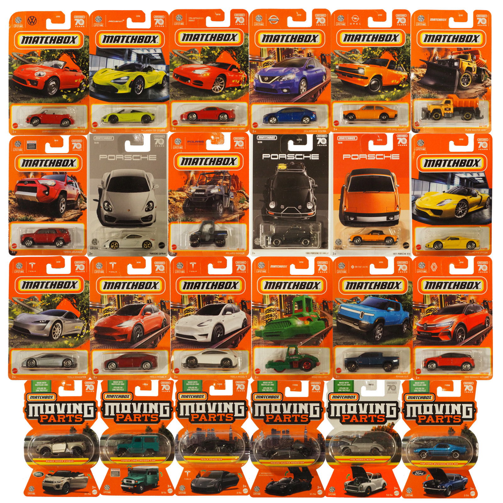 Matchbox Cars | Mainlines, Working Rigs, Moving Parts