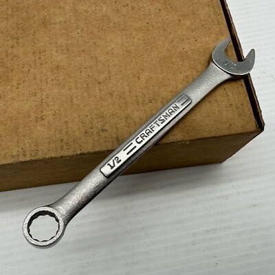 CRAFTSMAN Made In USA VINTAGE 1/2'' VV 12pt. COMBINATION  WRENCH 44695 VGUC