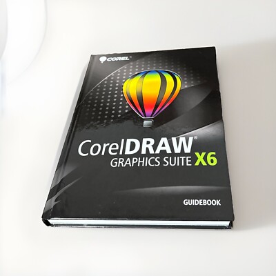 Corel Draw Graphics Suite X6 Guide Book with DVD Disc!  Great Illustrations
