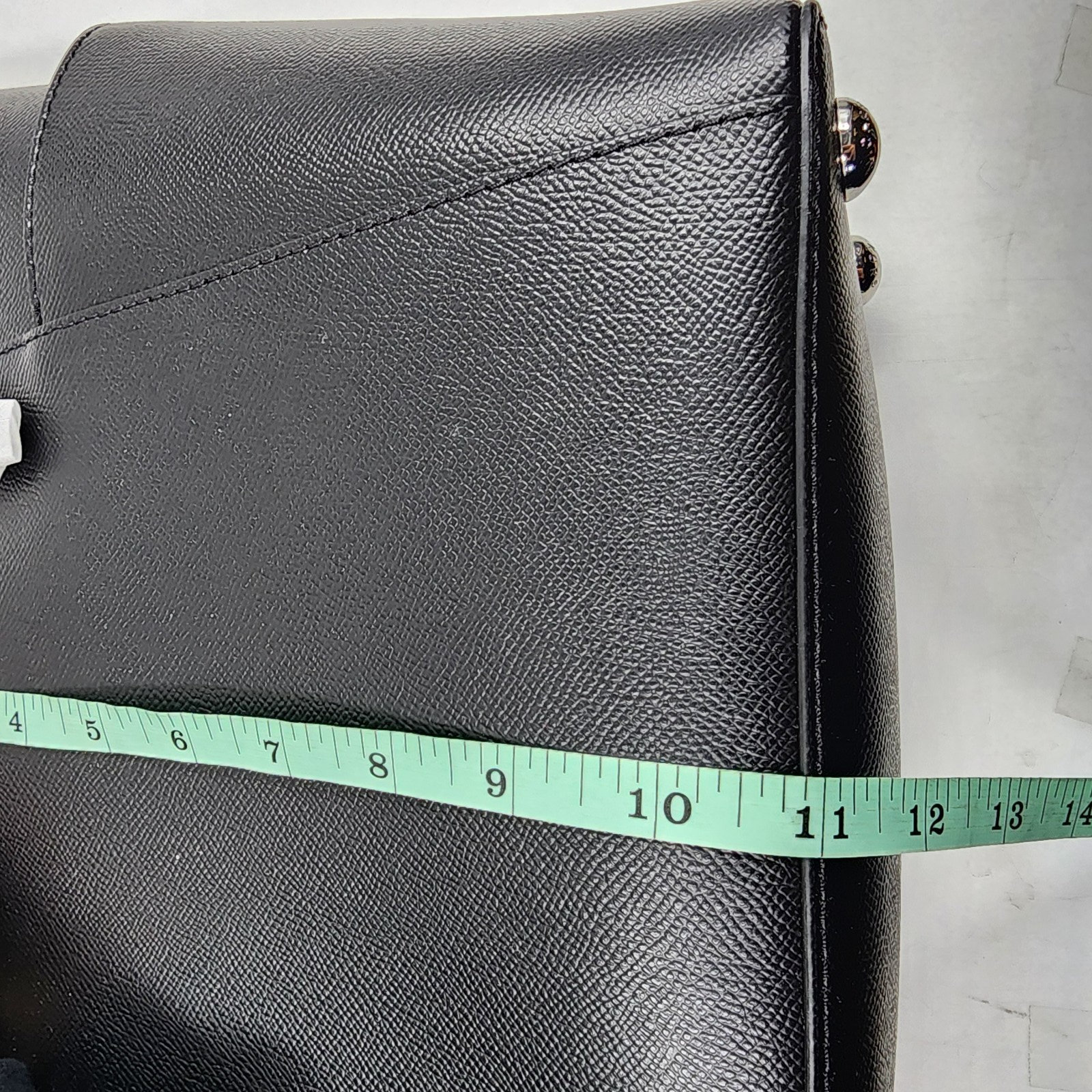 Michael Kors Jet Set Travel Saffiano Leather Tote Bag Womens L Black Zip Closure - Picture 18 of 19