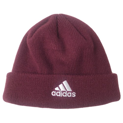 maroon adidas beanie