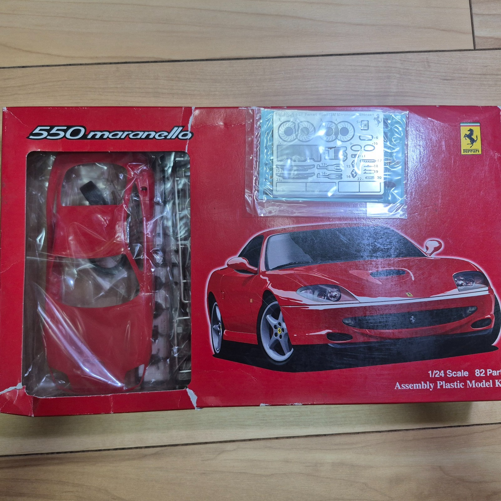 その他 FERRARI 550 MARANELLO 24/1 Fujimi 1/24 scale FERRARI 550 Maranello Plastic Model Kit with