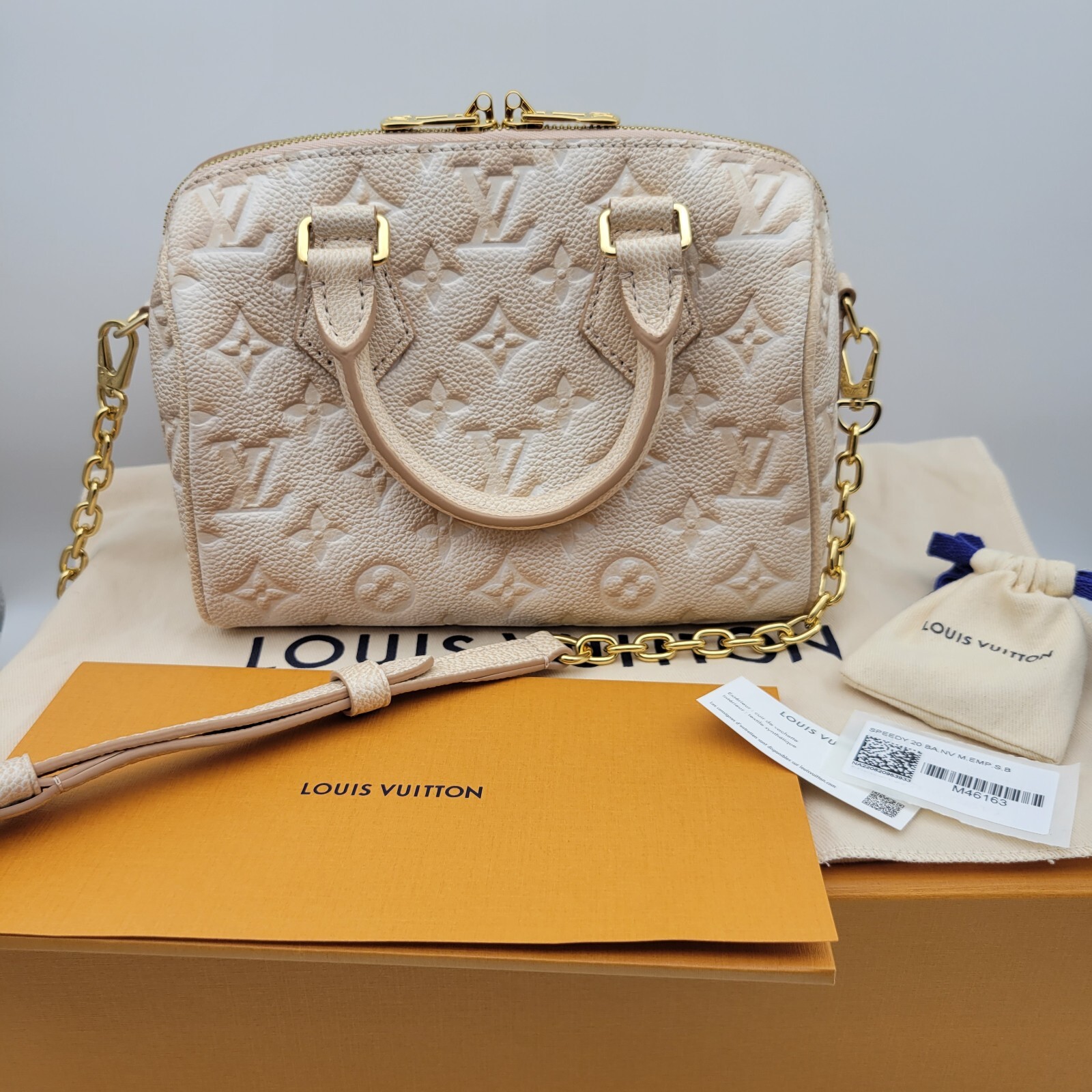 Louis Vuitton Speedy Bandouliere Bag Stardust Monogram Empreinte Leather 20  | eBay