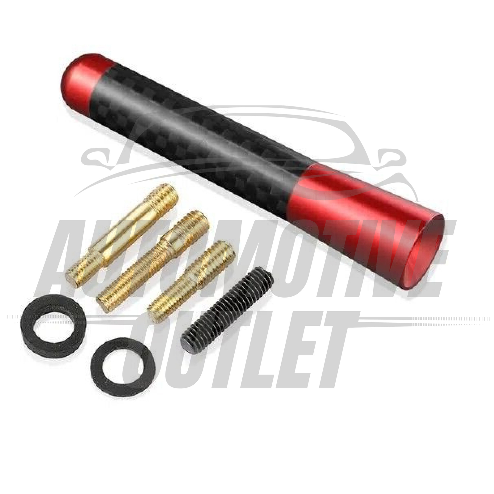 STUBBY SHORT 8CM AERIAL FOR MINI COOPER GEN 2 R56 BEE-STING CARBON FIBER ANTENNA 5