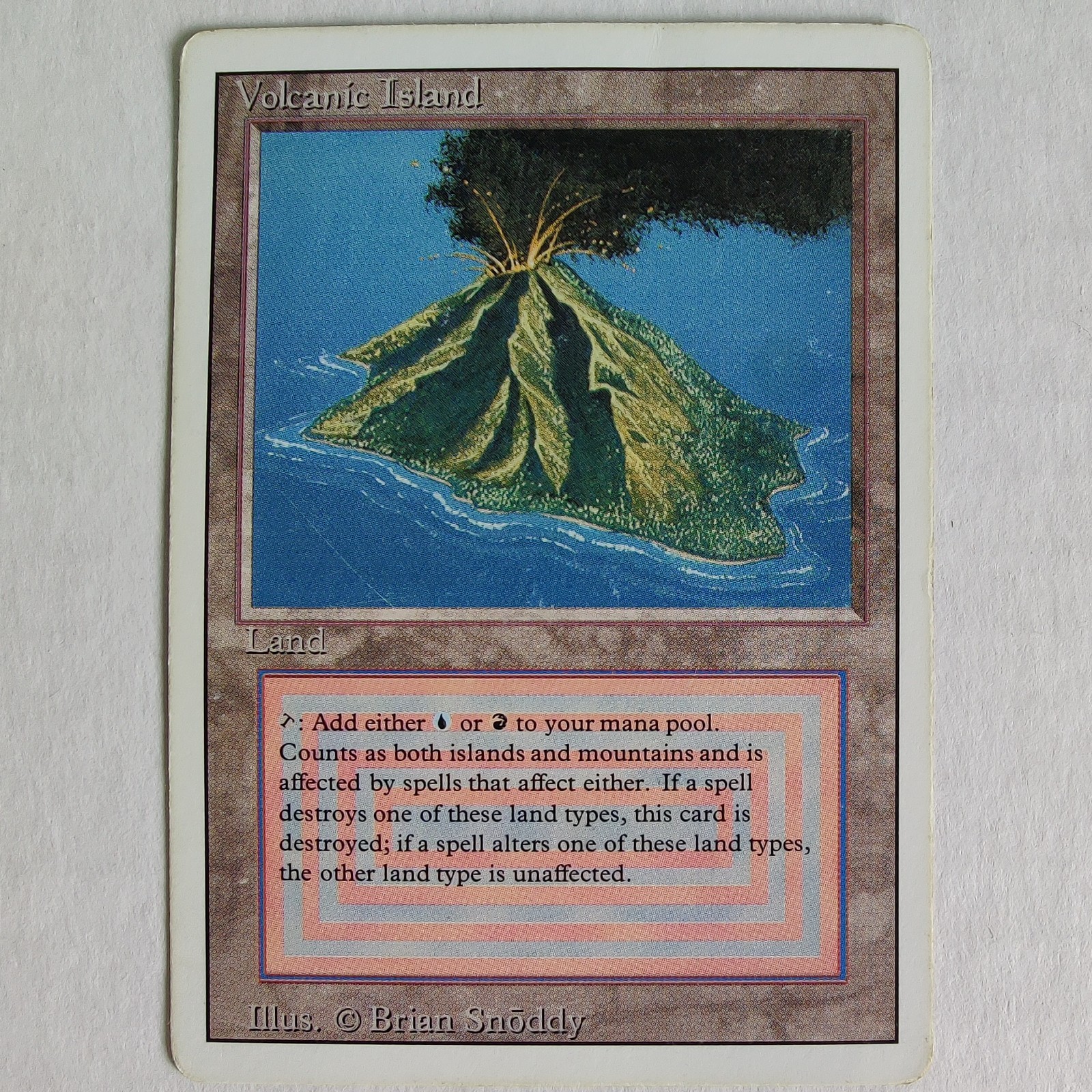 Volcanic Island - HP- - Revised Edition 3ED - MTG | eBay