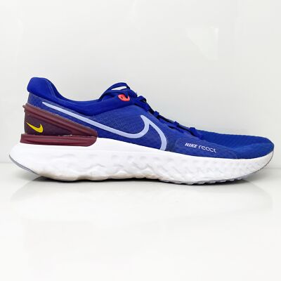 

Nike Mens React Miler 3 DD0490-400 Синие кроссовки кроссовки размер 9,5, Синий, React Miler 3