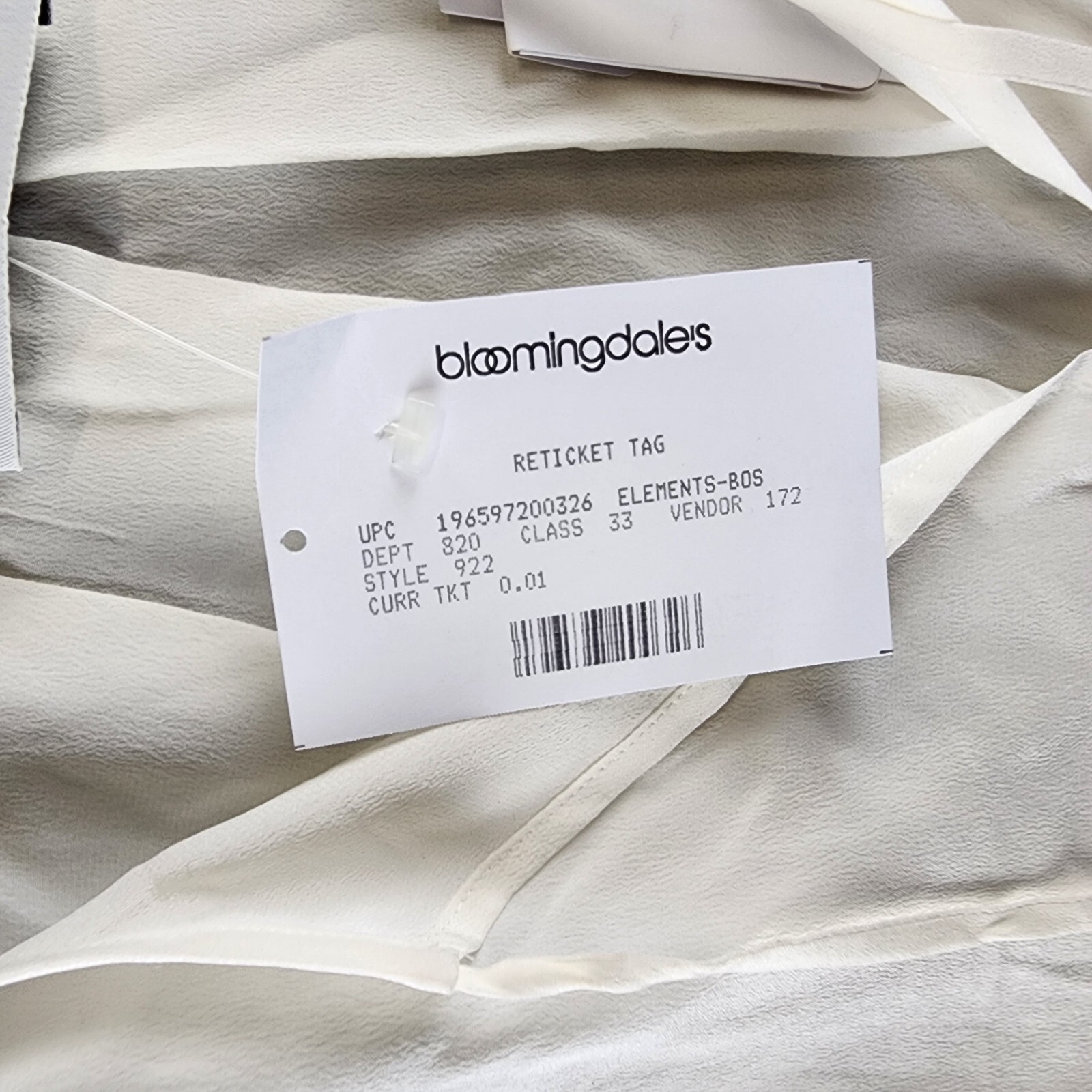 Equipment Femme Hailey Silk Blouse Women's XS Nature White Tie Neck Long Sleeve - Picture 7 of 17