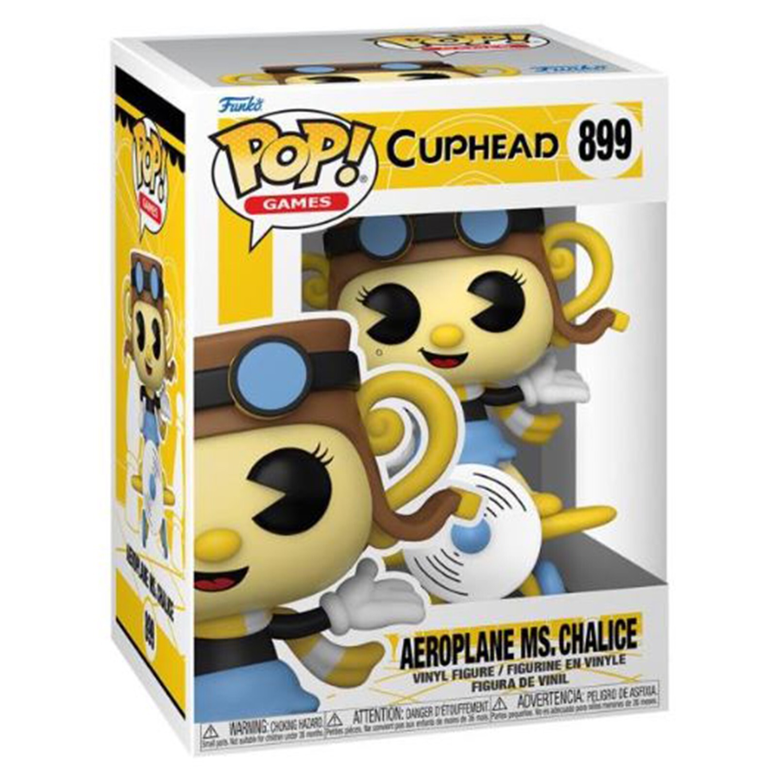 Фигурка Funko Cuphead POP Aeroplane Ms Chalice НОВАЯ В НАЛИЧИИ, Коллекционные игрушки