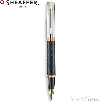 Sheaffer 300 Engraved Matte Black Rollerball Pen