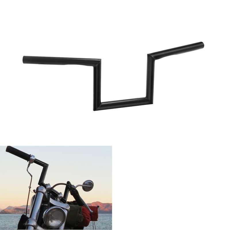 1" Z-Bar Ape Hanger Handlebar Fit For Harley Softail Dyna Sportster Custom Bike