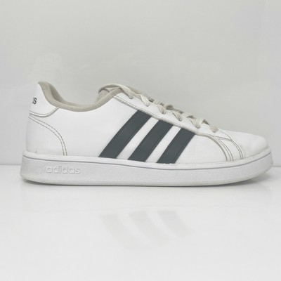 

Adidas Boys Grand Court EF0103 Белая повседневная обувь Кроссовки Размер 2, Белый, Grand Court