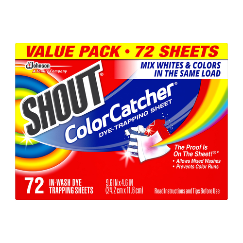 Shout? Color Catcher Dye Trapping Sheets 72.0 Count 772195092985