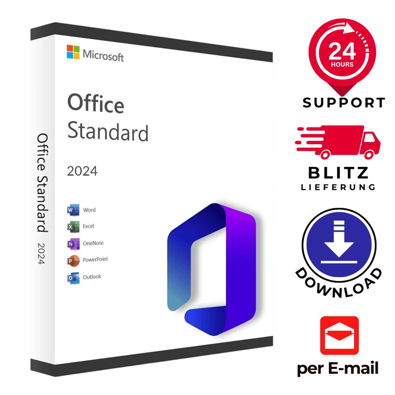 Ms Office 2024 Standard Vollversion Key Sofort Email Versand