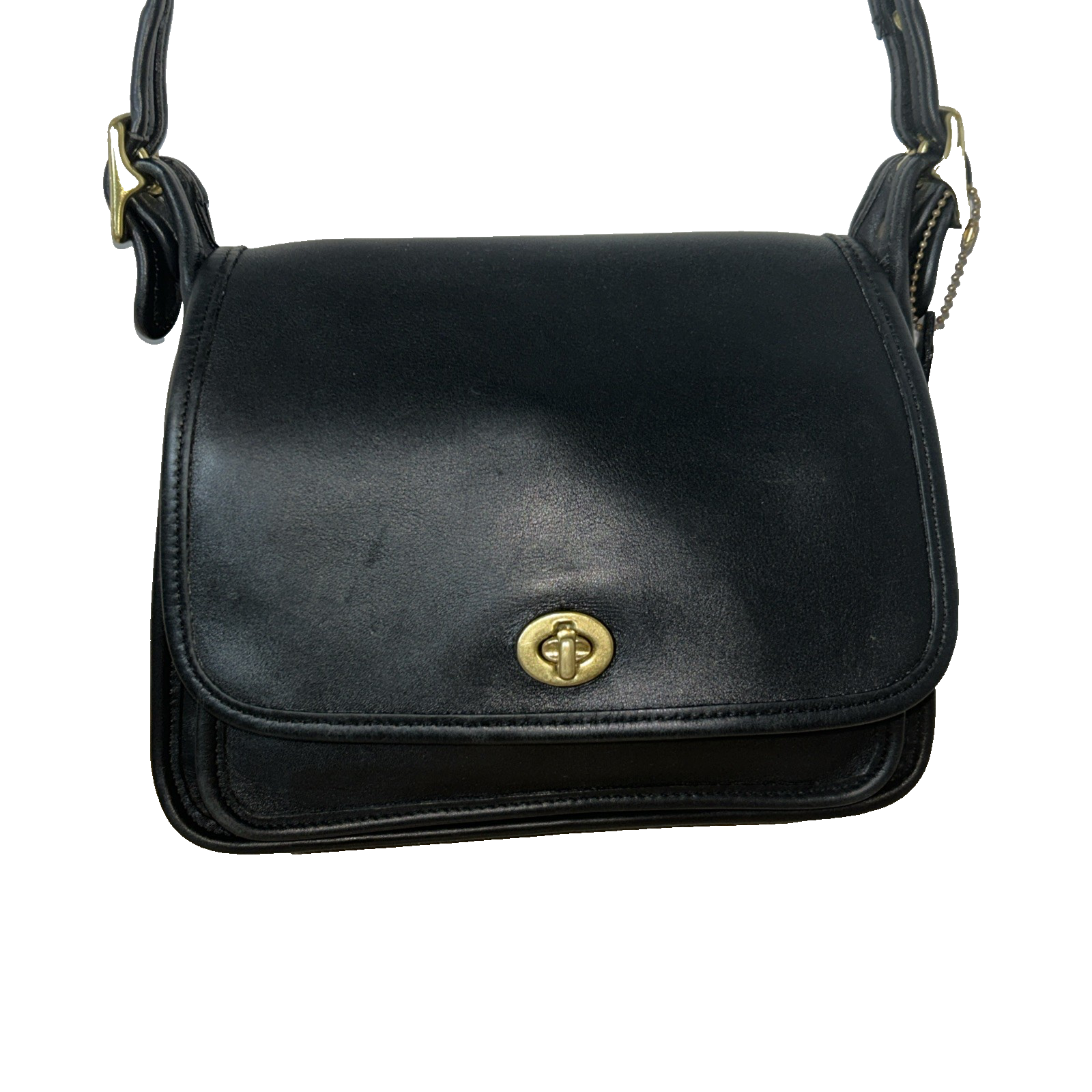 Vintage Coach Rambler's Legacy Crossbody Bag 9061 Black