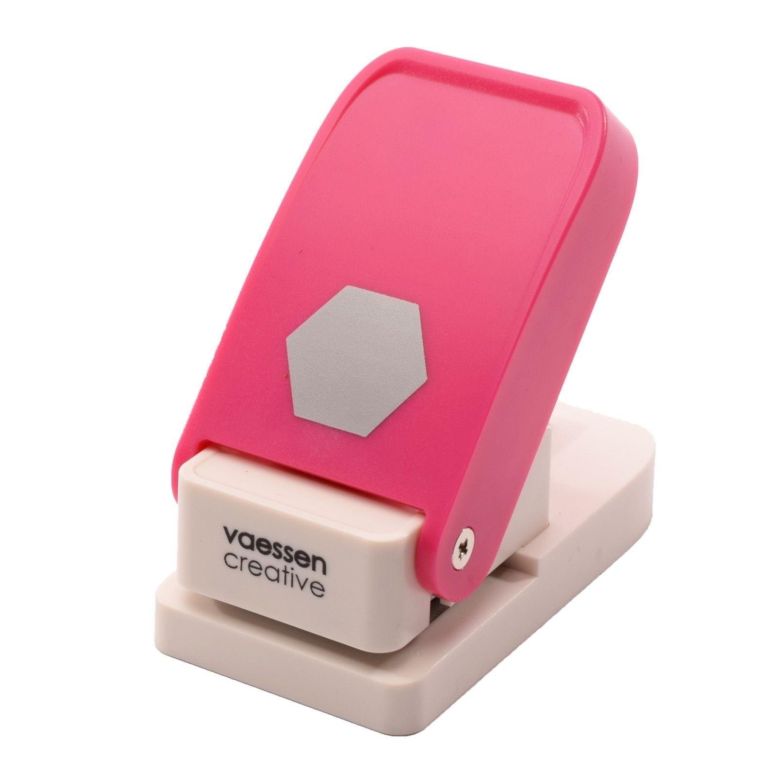 Vaessen Creative • Heavy Duty Stanzer Medium - Hexagon ca. 2,5 cm