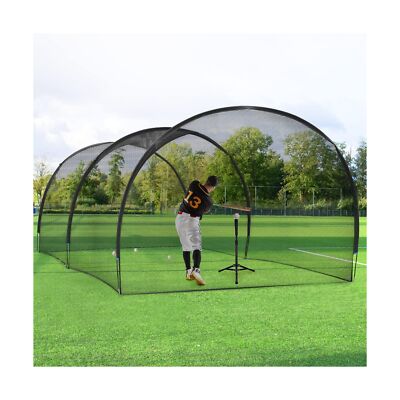 20ft Baseball Batting Cage Net, Fully Enclosed Baseball & Softball & Golf Bat...