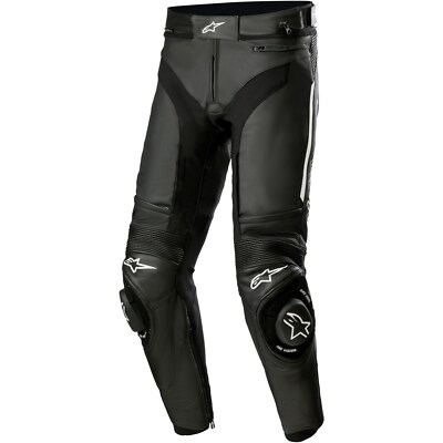 Alpinestars Herren Motorrad Hose Gr. 50 Missile v3 - Motorrad Lederhose schwarz
