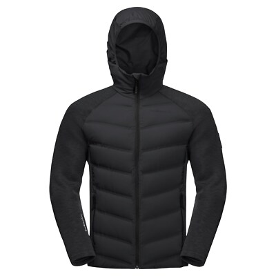 JACK WOLFSKIN JACK WOLFSKIN TASMAN JACKET MEN GR. XL BLACK DAUNENJACKE HYBRIDJACKE SCHWARZ