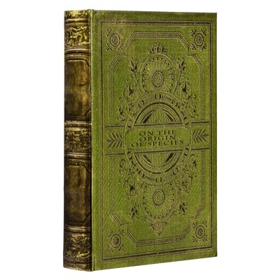 Decorative Book Box Vintage Fake Book Olive Green Faux Leather Embossed Book ...