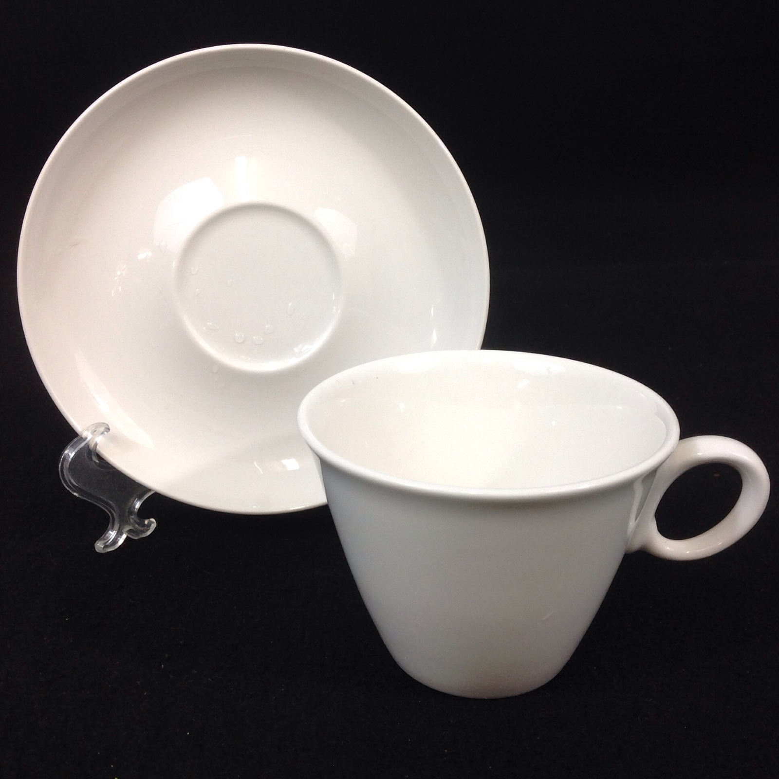 Franciscan Cloud Nine FOUR Cups and Saucers -- Mid-Century Modern