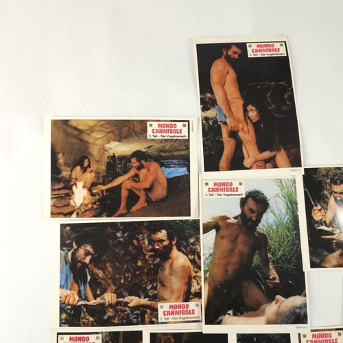 Mondo Cannibale Lobby Card Set Horror Gore Exploitation Rare Promo
